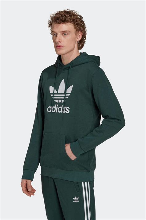 adidas hoesje donkergroen|adidas Originals CROPPED HOODIE .